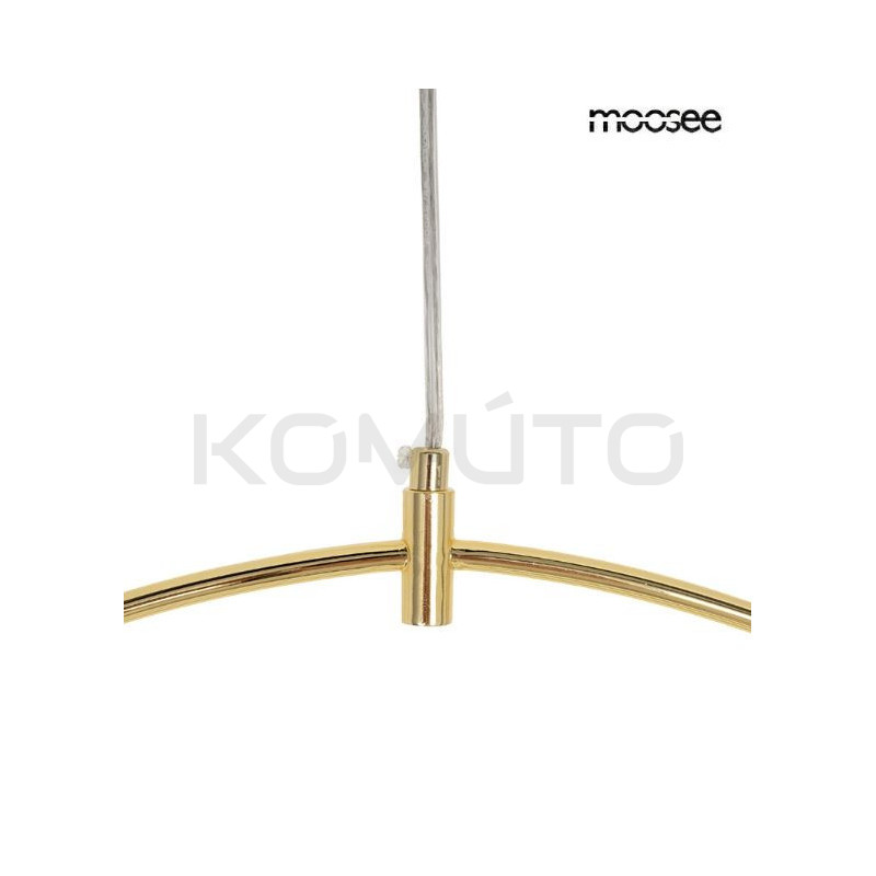 Lampa wisząca ROCIO złota – nowoczesne luksusowe oświetlenie