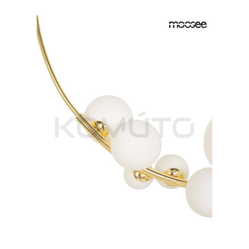 Lampa wisząca ROCIO złota – nowoczesne luksusowe oświetlenie