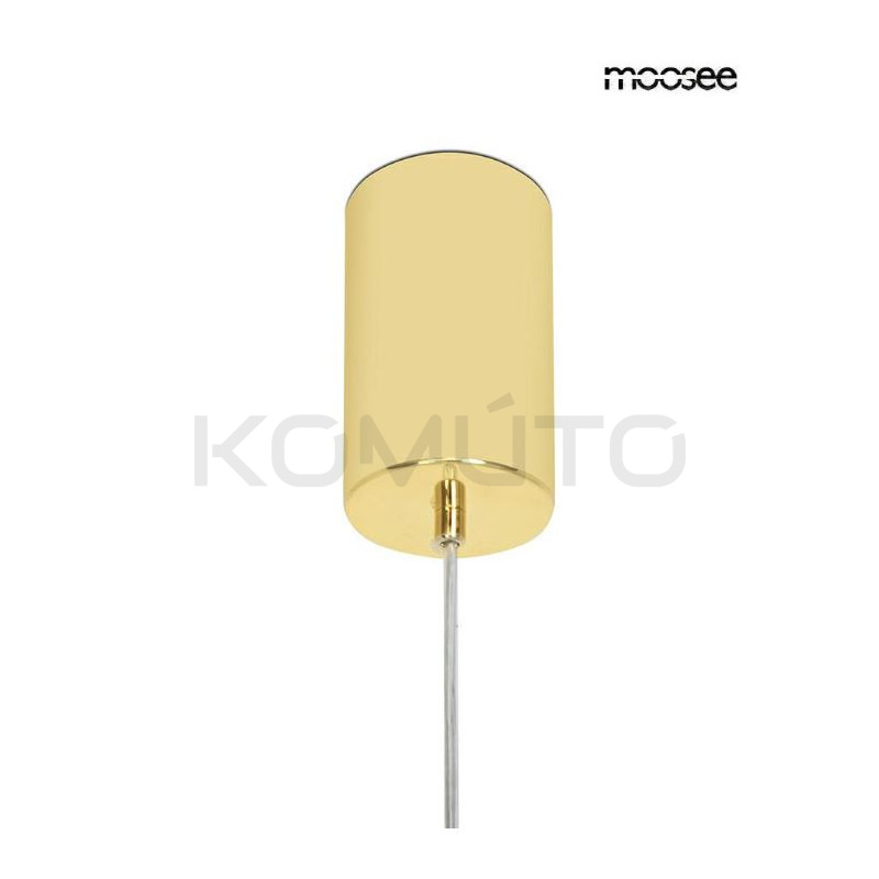 Lampa wisząca ROCIO złota – nowoczesne luksusowe oświetlenie