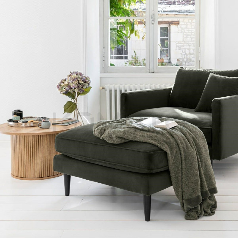 Stolik z lamelami okrągły japandi Alare 70 | Komuto.pl