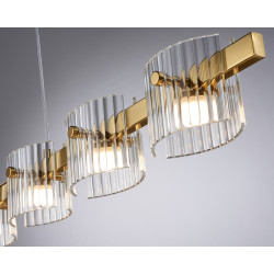 Lampa wisząca BACCIO – poetycka gra światła złotego designu