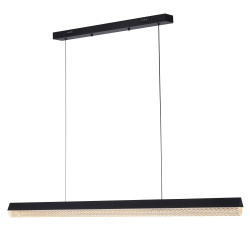 Lampa wisząca pozioma ANABELLA LED czarna 120