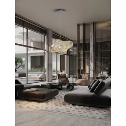 VITREO – artystyczny żyrandol kryształowy 60 cm | Komuto.pl