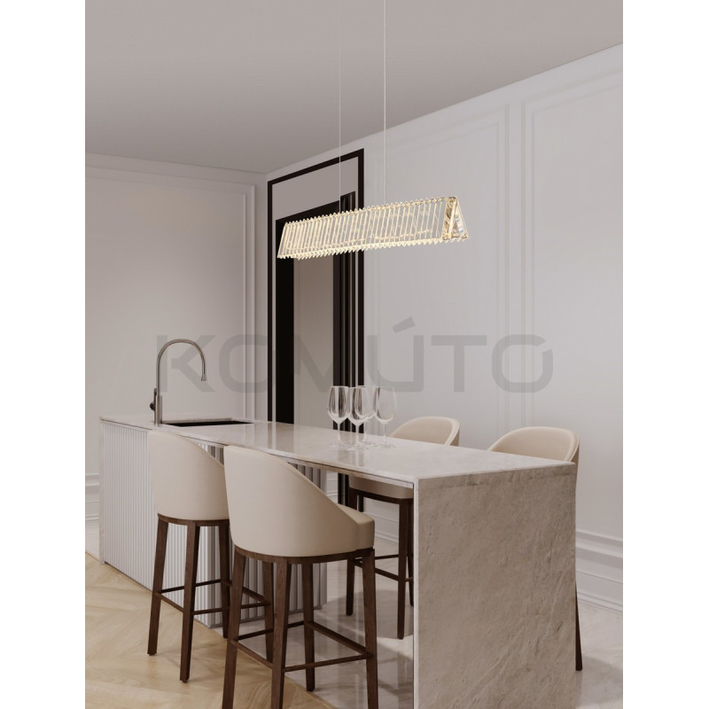 Żyrandol Vitreo Slim –  gra światła i nowoczesny design