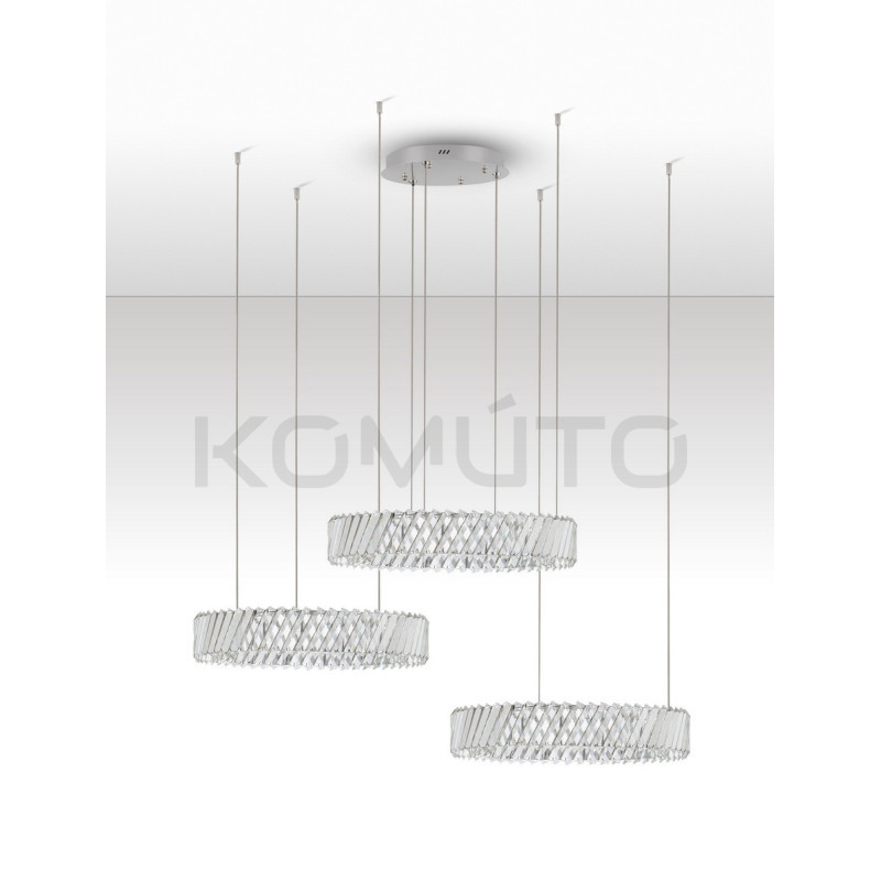 Żyrandol Vitreo Tre – Modowy akcent do eleganckiego salonu