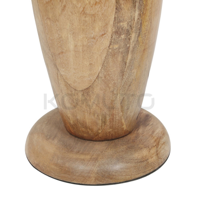 Lampa podłogowa JUTE z drewna i juty – przytulne światło