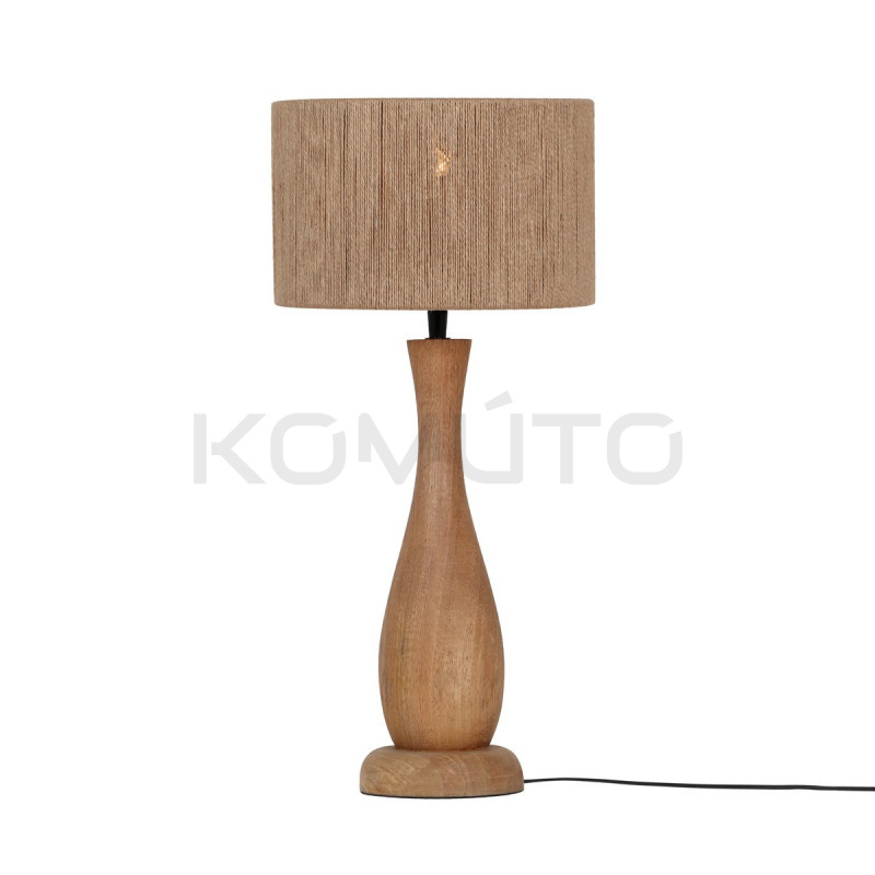 Lampa stołowa JUTA – naturalne światło i spokój formy