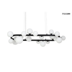 Lampa wisząca ALURE OVAL 120 czarna