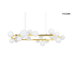 Lampa wisząca ALURE OVAL 120 złota
