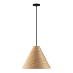 Lampa wisząca Solise 45 drewniana