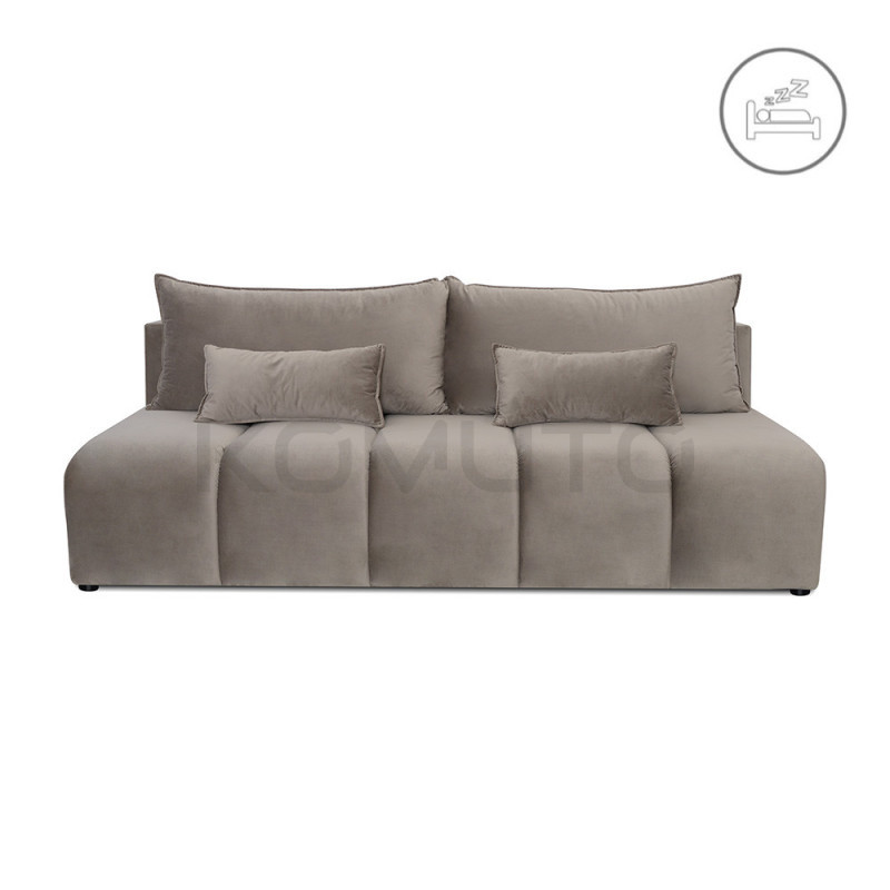 Sofa Belliani – rozkładana sofa bez boków do małego salonu
