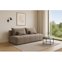 Sofa Belliani – rozkładana sofa bez boków do małego salonu