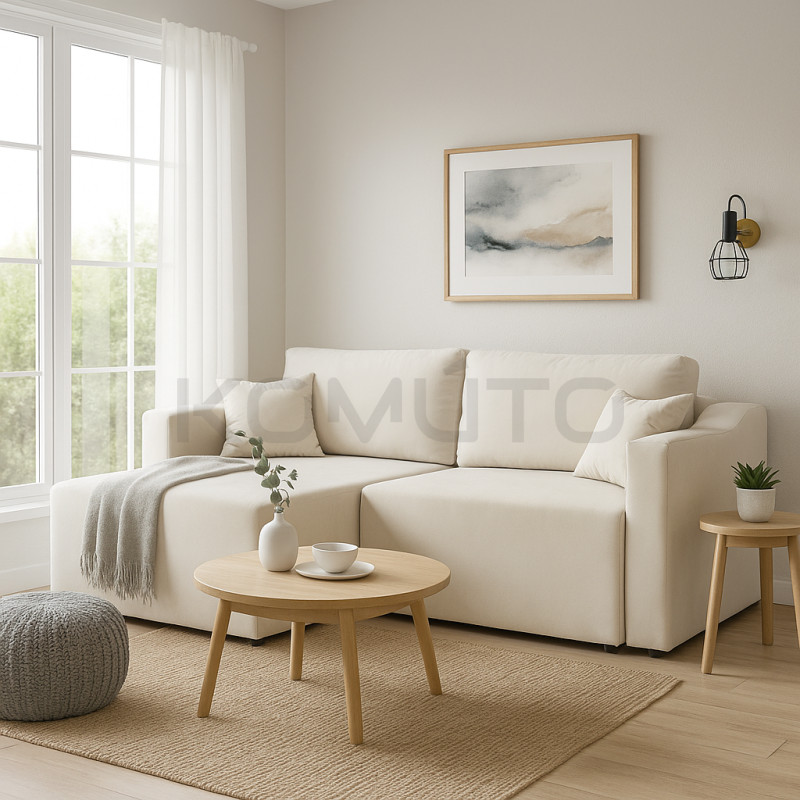 Sofa Double – nowoczesna sofa z funkcją spania i pojemnikami Sofa Double – nowoczesna sofa z funkcją spania i pojemnikami