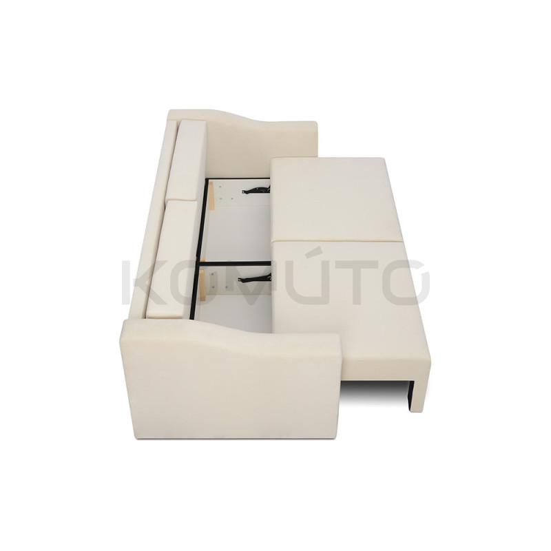 Sofa Double – nowoczesna sofa z funkcją spania i pojemnikami Sofa Double – nowoczesna sofa z funkcją spania i pojemnikami