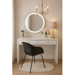 Krzesło z podłokietnikami ECMO ARM czarne z tworzywa | Komuto.pl