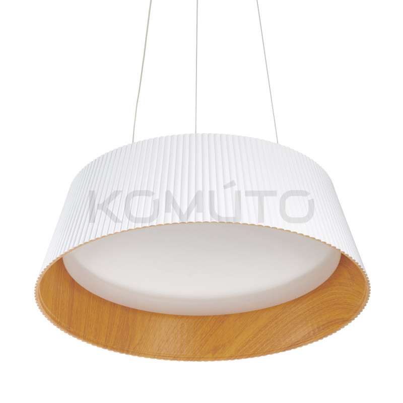 Lampa FRILL – Artystyczne oświetlenie | Ryflowany klosz 