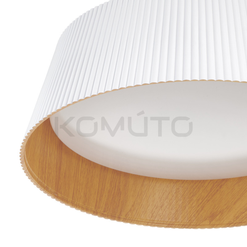 Lampa FRILL – Artystyczne oświetlenie | Ryflowany klosz 