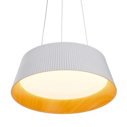 Lampa FRILL – Artystyczne oświetlenie | Ryflowany klosz 