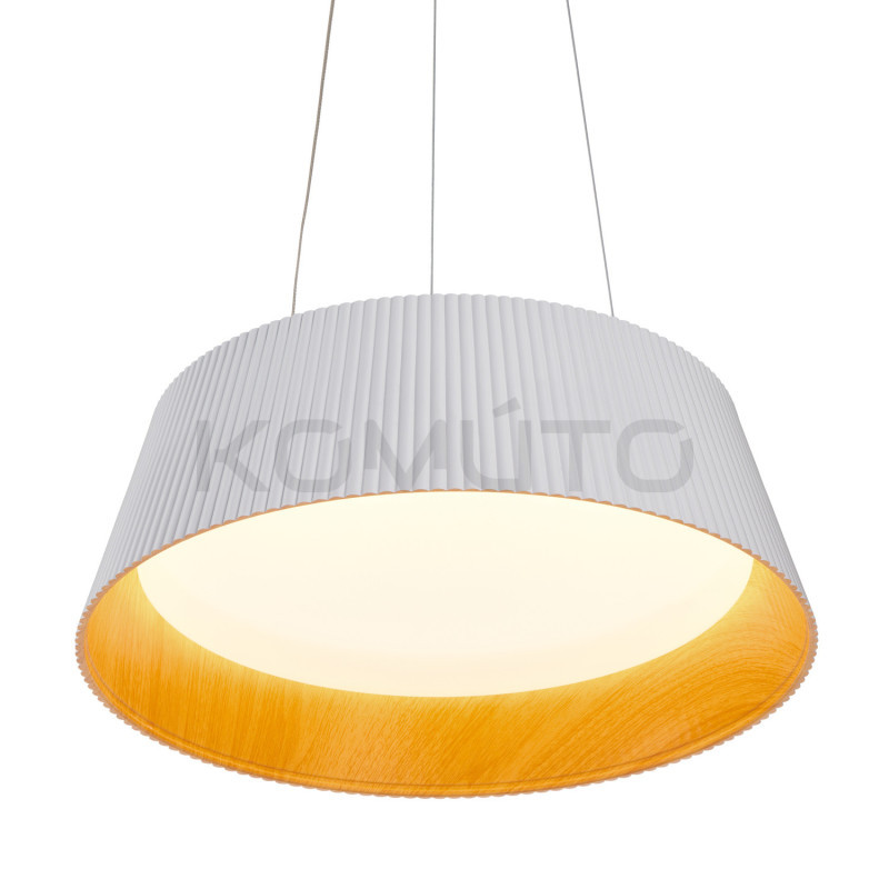 Lampa FRILL – Artystyczne oświetlenie | Ryflowany klosz 