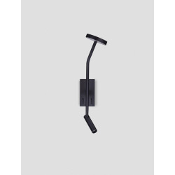 Lampa ścienna z włącznikiem czarna Liora | Komuto.pl