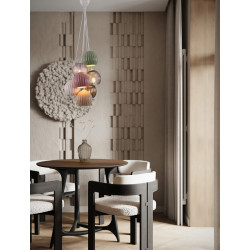 Lampa wisząca z kolorowymi kloszami Farve 7 | Komuto.pl