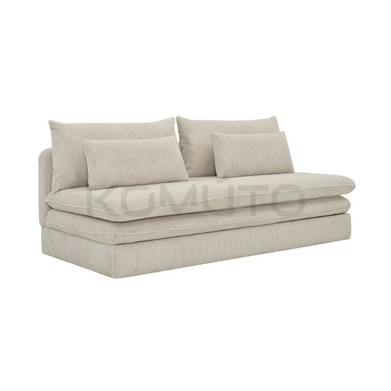 Sofa Yanki – sofa bez boków, rozkładana do małego salonu