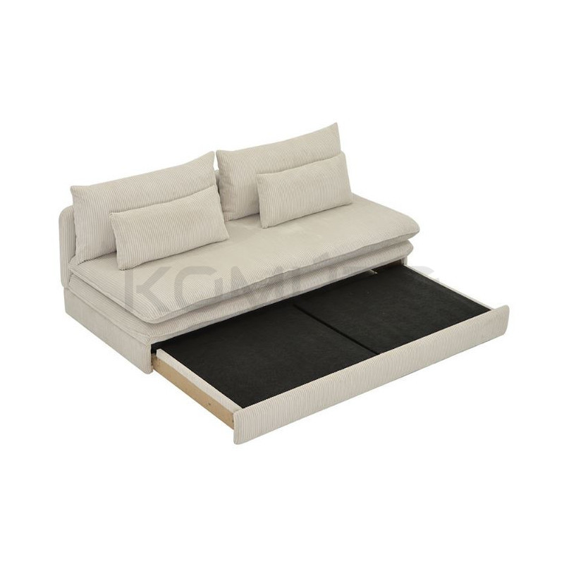 Sofa Yanki – sofa bez boków, rozkładana do małego salonu