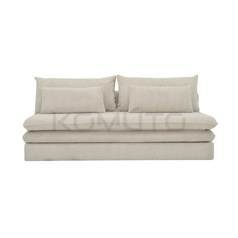 Sofa Yanki – sofa bez boków, rozkładana do małego salonu