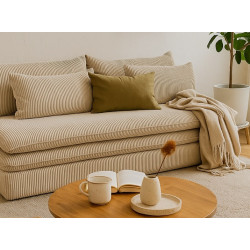 Sofa Yanki – sofa bez boków, rozkładana do małego salonu