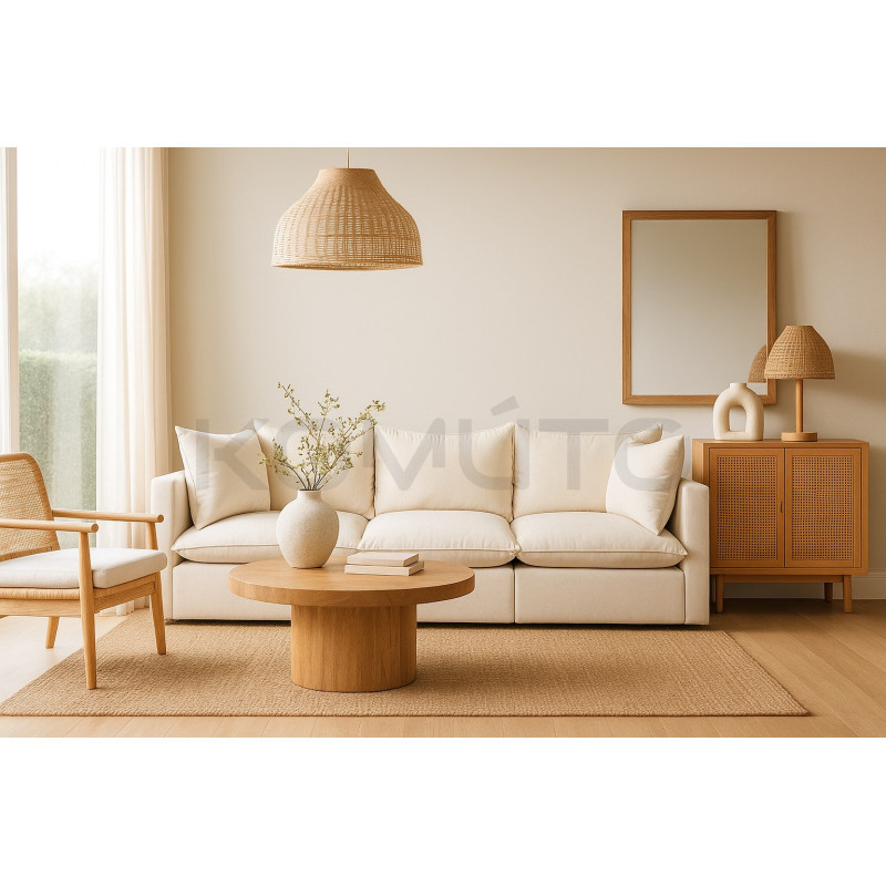 Sofa modułowa Cussion: Sztuka i komfort w jednym meblu