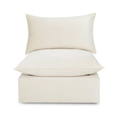 Nowoczesny narożnik modułowy Cussion - oparty na poduszkach