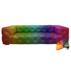 Sofa Chesterfield Moon skóra 4 osobowa | Komuto.pl