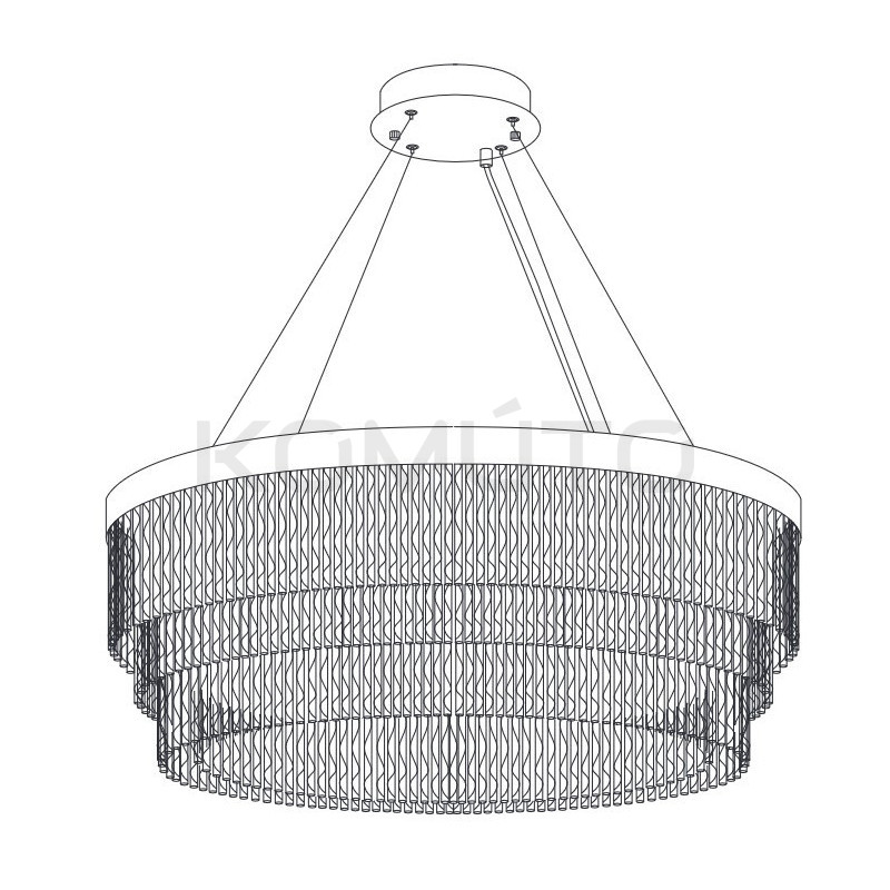 Luksusowy żyrandol Gloria | Oświetlenie glamour