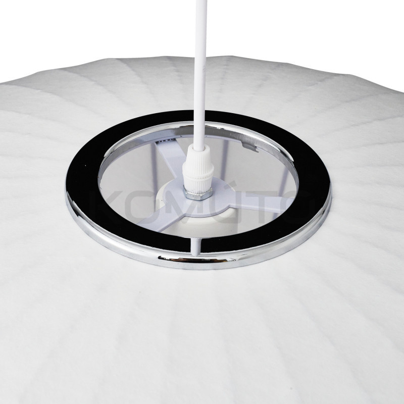 Lampa SILK FLAT 60 cm – materiałowy klosz w stylu japandi Lampa SILK FLAT 60 cm – materiałowy klosz w stylu japandi