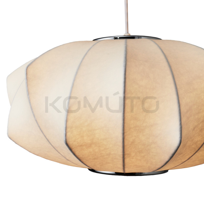 Nowoczesna lampa z tkaniny SILK V-shape – styl azjatycki Nowoczesna lampa z tkaniny SILK V-shape – styl azjatycki