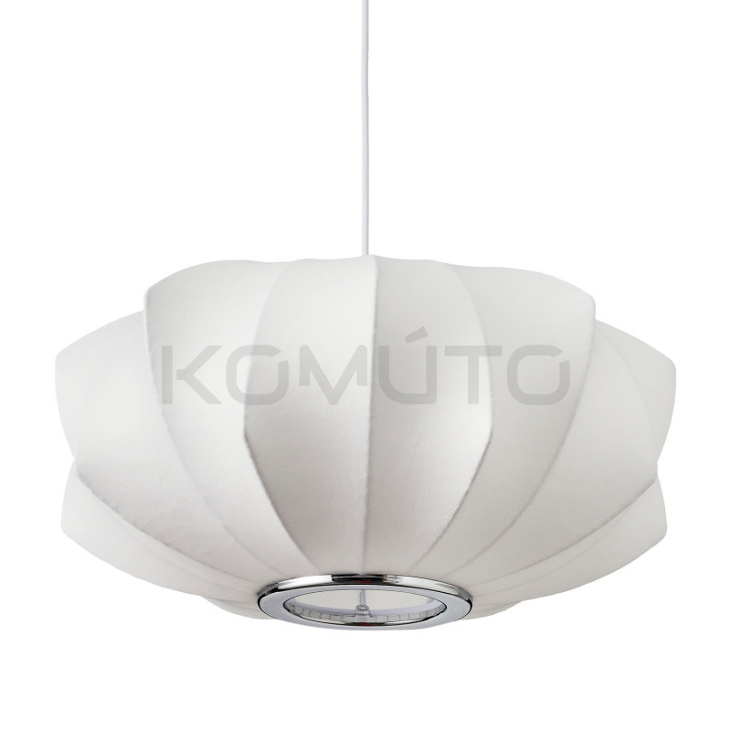 Nowoczesna lampa z tkaniny SILK V-shape – styl azjatycki