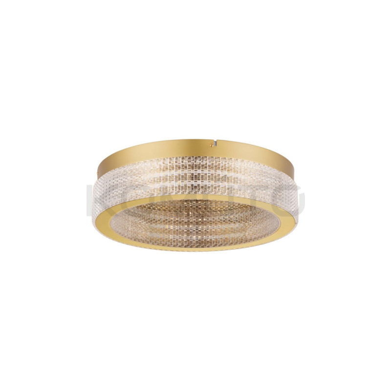 Złoty plafon Meryl LED – styl glamour do stylowych wnętrz