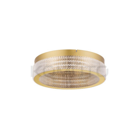 Złoty plafon Meryl LED – styl glamour do stylowych wnętrz