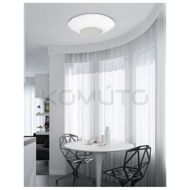 Kryształowy plafon Coltrex 40 cm – artystyczne oświetlenie do wnętrz