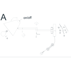 Kinkiet Tytus z włącznikiem – światło z charakterem i stylem