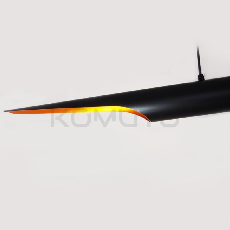 Nowoczesna Lampa wisząca glamour APOLLO 1 czarno złota