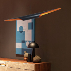 Nowoczesna Lampa wisząca glamour APOLLO 1 czarno złota