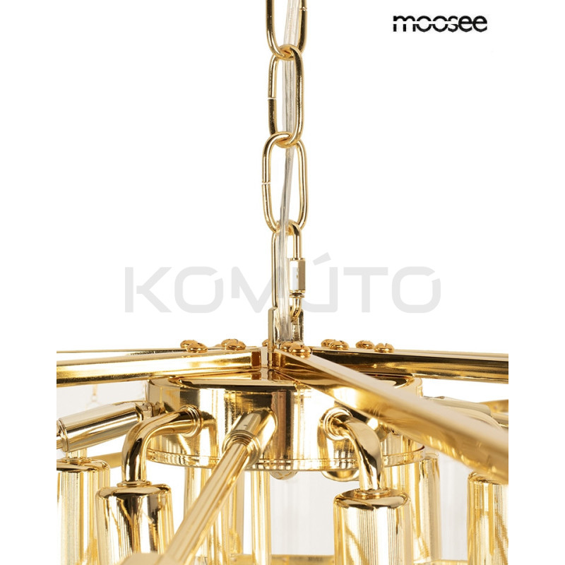 Żyrandol LUMA 80 złoty – luksusowy blask w Twoim wnętrzu