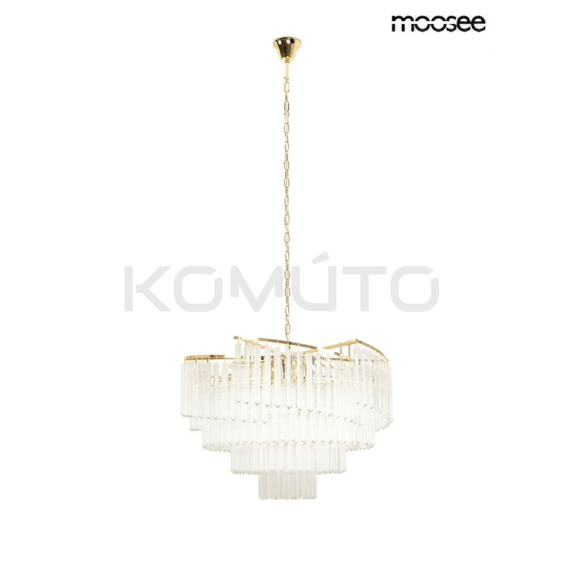 Żyrandol LUMA 80 złoty – luksusowy blask w Twoim wnętrzu