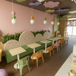 Lampa Triple Plusy kolorowy ceramiczny akcent Lampa Triple Plusy kolorowy ceramiczny akcent