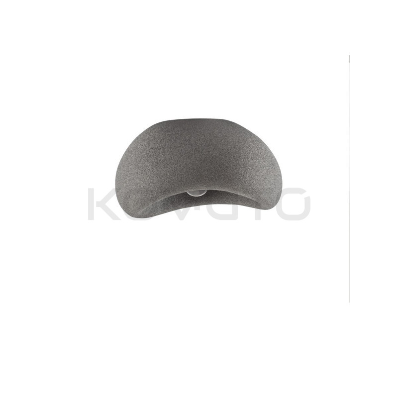 Plafon Wabi 40 szary – naturalny design inspirowany kamieniem