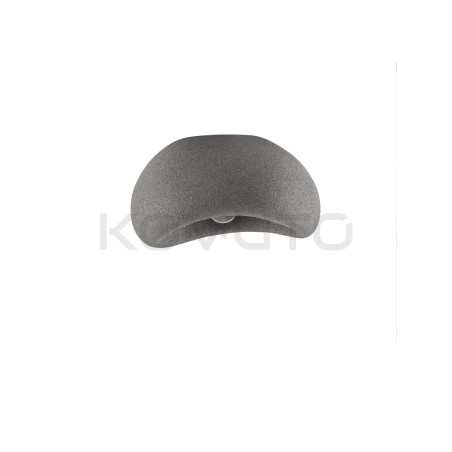 Plafon Wabi 40 szary – naturalny design inspirowany kamieniem