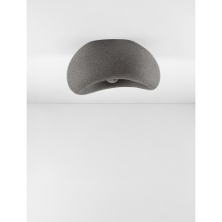 Plafon Wabi 40 szary – naturalny design inspirowany kamieniem Plafon Wabi 40 szary – naturalny design inspirowany kamieniem