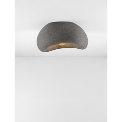 Plafon Wabi 40 szary – naturalny design inspirowany kamieniem Plafon Wabi 40 szary – naturalny design inspirowany kamieniem