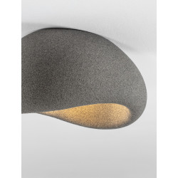 Plafon Wabi 40 szary – naturalny design inspirowany kamieniem Plafon Wabi 40 szary – naturalny design inspirowany kamieniem